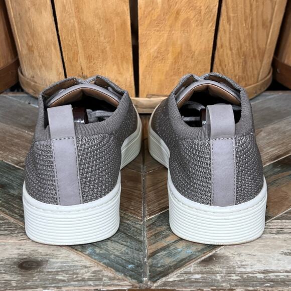 Sofft Shamira Knit Taupe Gray Perforated Brogue Sneakers Shoes Womens Size 10 - Picture 6 of 11